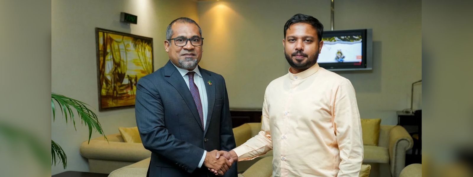 Maldives FM on an Official Visit to Sri Lanka